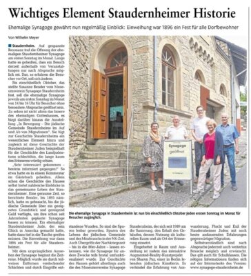 Wir haben ab sofort jeden ersten Sonntag im Monat geöffnet!