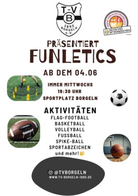Funletics starten immer Mittwochs 19:30Uhr