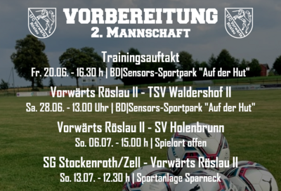 2. Mannschaft startet in die Sommervorbereitung (Bild vergr&ouml;&szlig;ern)