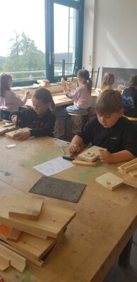Projekttage "Natur entdecken, erleben und gestalten"- Klasse 1 a (Bild vergrößern)