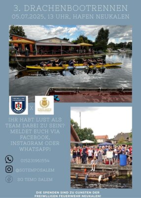 Drachenbootrennen in Neukalen (Bild vergrößern)