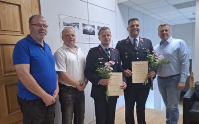 Foto zur Meldung: Berufung Ortswehrleiter und sein Stellvertreter