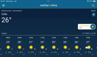 🔥 Käse & 37 Grad?  - Hitzefrei am Mittwoch! (Bild vergrößern)