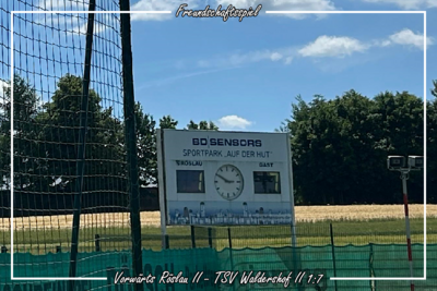 Freundschaftsspiel: Vorwärts Röslau II - TSV Waldershof II 1:7 (Bild vergrößern)