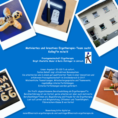 Ergotherapeut / in gesucht!