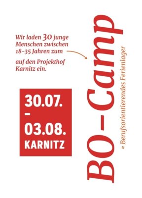 Berufsorientierendes Ferienlager auf den Projekthof in Karnitz