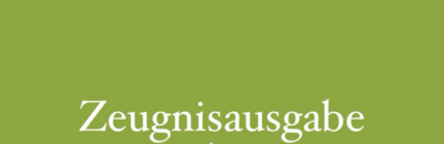Zeugnisübergabe des Berufsvorbereitungsjahres