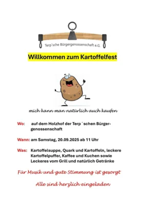 Unser 3. Kartoffelfest am 20.09.2025