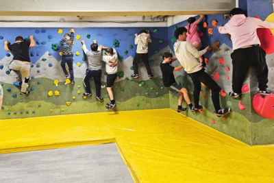 Die Mittelstufe war bouldern!