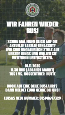 Der TuS fährt Bus (Bild vergr&ouml;&szlig;ern)