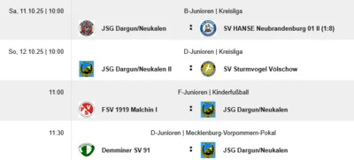 Vorschau Fußball am WE (Bild vergr&ouml;&szlig;ern)
