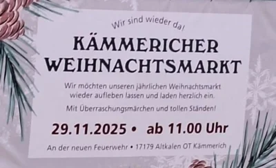 Kämmericher Weihnachtsmarkt (Bild vergr&ouml;&szlig;ern)