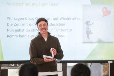 Verabschiedung von Herrn Feser
