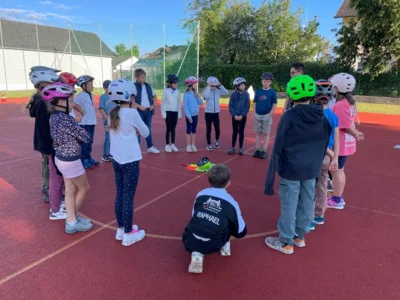 ADAC Fahrradparcours an der Grundschule in Pondorf zu Gast (Bild vergr&ouml;&szlig;ern)