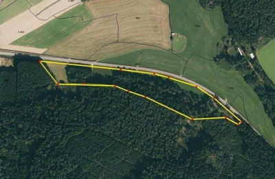 Verkauf einer Wald- und Wiesenfläche (Teilfäche der Fl.Nr. 996 der Gemarkung Haag mit ca. 23.000 m²) bei Denglarn