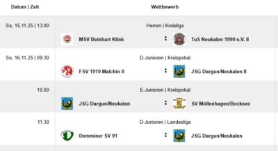 Vorschau Fußball am WE (Bild vergr&ouml;&szlig;ern)