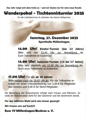Wanderpokal - Tischtennistunier 2025 (Bild vergr&ouml;&szlig;ern)