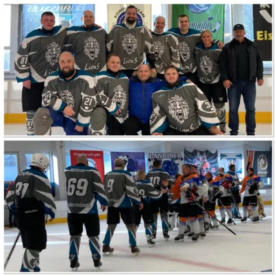Eishockeyspiel der Lions in Schwedt (Bild vergr&ouml;&szlig;ern)