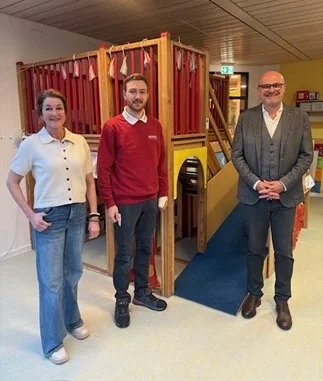 Kindergarten-Gruppenräume mit neuem Boden