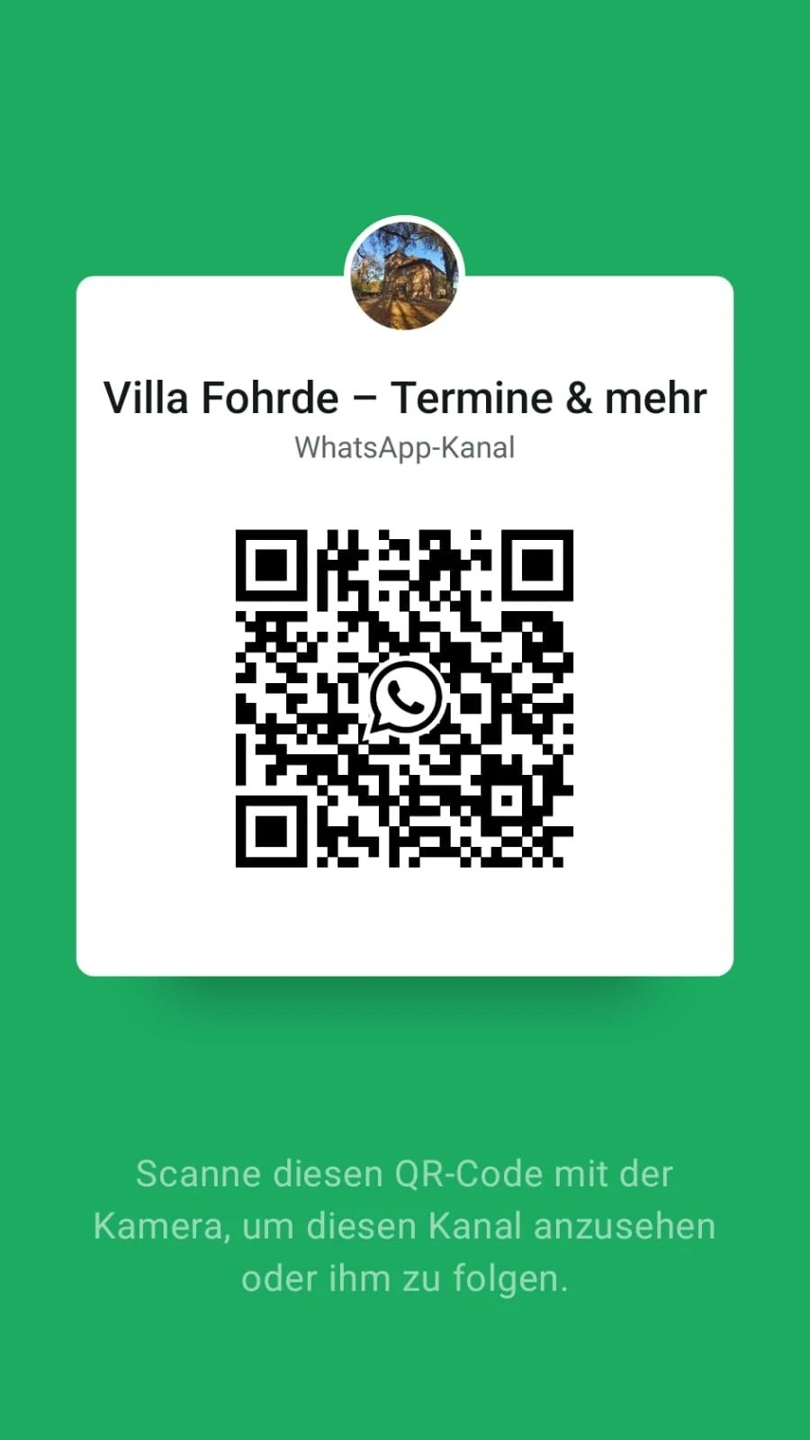 Villa Fohrde Launches New WhatsApp Channel for Local Events