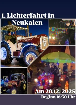 1. Lichterfahrt in Neukalen (Bild vergr&ouml;&szlig;ern)