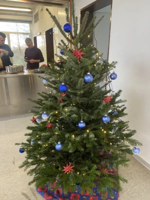 Weihnachtsfeier in der Unterkunft „Mühlenstraße“