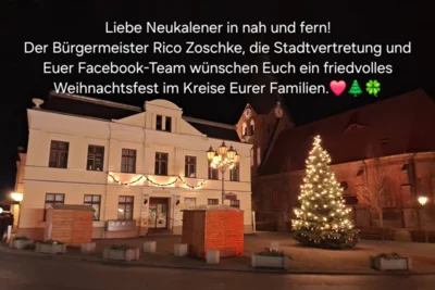 Weihnachtsgrüße der Peenestadt (Bild vergr&ouml;&szlig;ern)