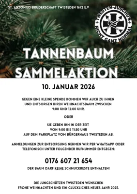 Tannenbaumaktion Flyer