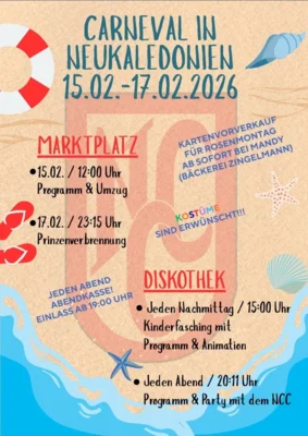 Programm 68. Carneval in Neukaledonien (Bild vergr&ouml;&szlig;ern)