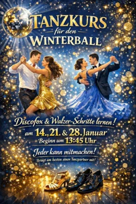 Der Schülerrat lädt zum Tanzkurs ein.