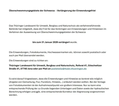 Fristverlängerung