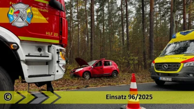 Einsatz 96/2025 | PKW in Graben | L40 OV Senzig - Bindow (Bild vergr&ouml;&szlig;ern)