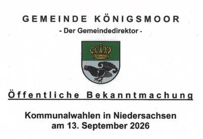 Öffentliche Bekanntmachung