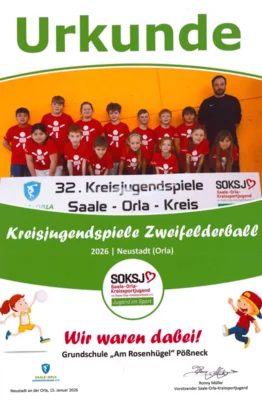 Meldung: Kreisjugendspiele Zweifelderball