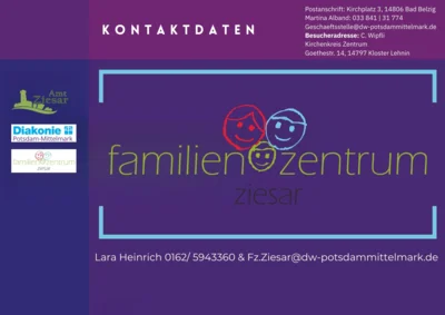 Das Familienzentrum Ziesar informiert!