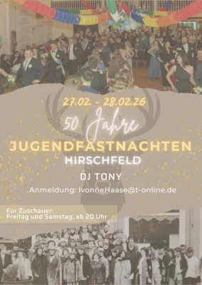 Herzliche Einladung: 50 Jahre Jugendfasnacht (Bild vergr&ouml;&szlig;ern)