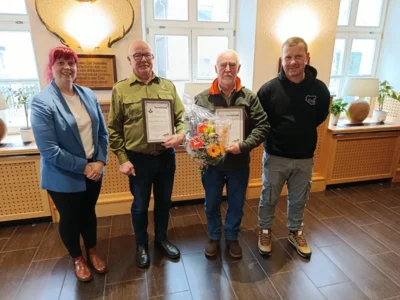 Verleihung des Ehrenamtszertifikats an Herrn Horst Sachse (Bild vergr&ouml;&szlig;ern)