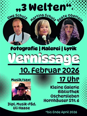 Vernissage zur Ausstellung "3 Welten"