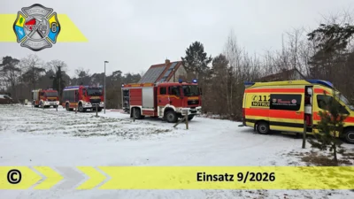 Einsatz 9/2026 | Werkstattbrand | Gussow Am Strandbad (Bild vergr&ouml;&szlig;ern)