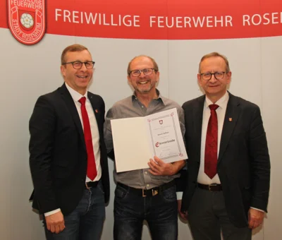 166. Mitgliederversammlung der Freiw. Feuerwehr Rosenheim (1) mit Neuwahlen