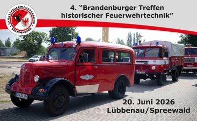 4. Brandenburger Treffen historischer Feuerwehrtechnik