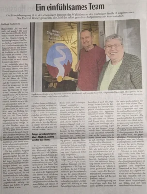 Zeitungsartikel "Ein einfühlsames Team" vom 18.2.26 (NW) (Bild vergr&ouml;&szlig;ern)