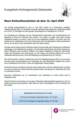 Neue Gottesdienstzeiten ab dem 12.4.26 (Bild vergr&ouml;&szlig;ern)