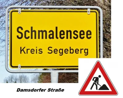 Baustelle Damsdorfer Straße