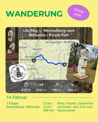 WVB „Lila Weg“ – Tour 2 auf dem Purple Path (Bild vergr&ouml;&szlig;ern)