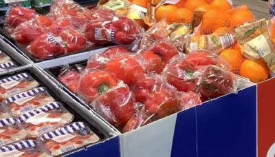 Obst- und Gemüse: REWE-Besuch der zweiten Klasse