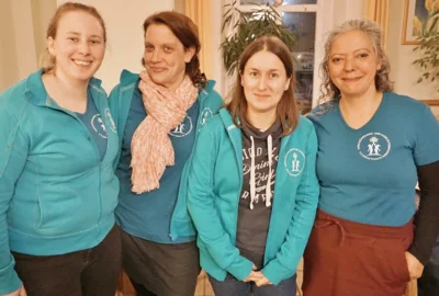 Kathrina Kirstein (v.re.) und Sandra Pinkowski, Steffi Allonge und Mareike Grenke