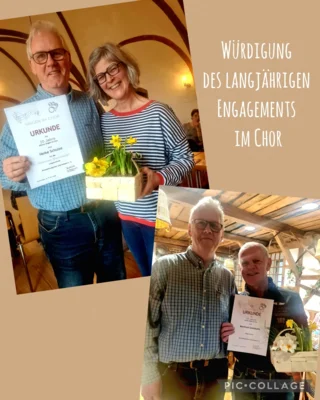 Ehrung Heike und Manfred