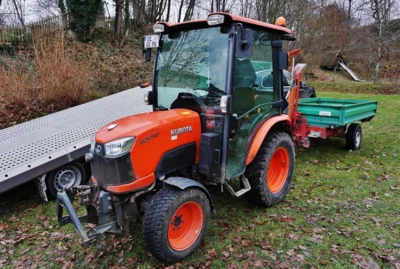 Der Kubota-Traktor soll veräußert werden