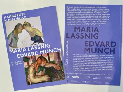 Zwei Arten zu sein: Der Körper in der Kunst von Maria Lassnig und Edvard Munch (Bild vergr&ouml;&szlig;ern)